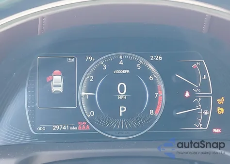 2020 Lexus Es 350 z USA, uszkodzony, nr VIN 58ADZ1B19LU075154